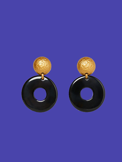 Golden Dangle Earrings